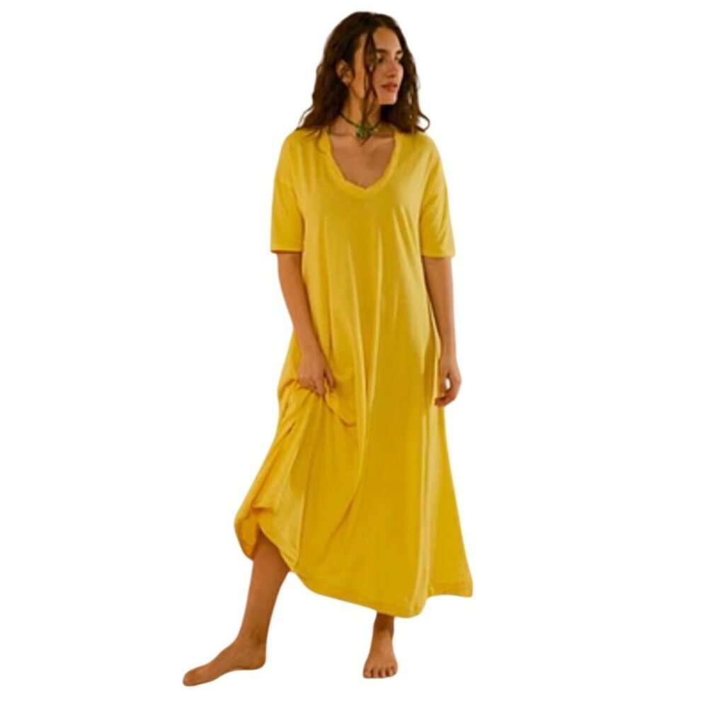 NWT Free People Carter T-Shirt Dress Medium